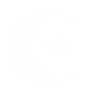CAOM logo, White